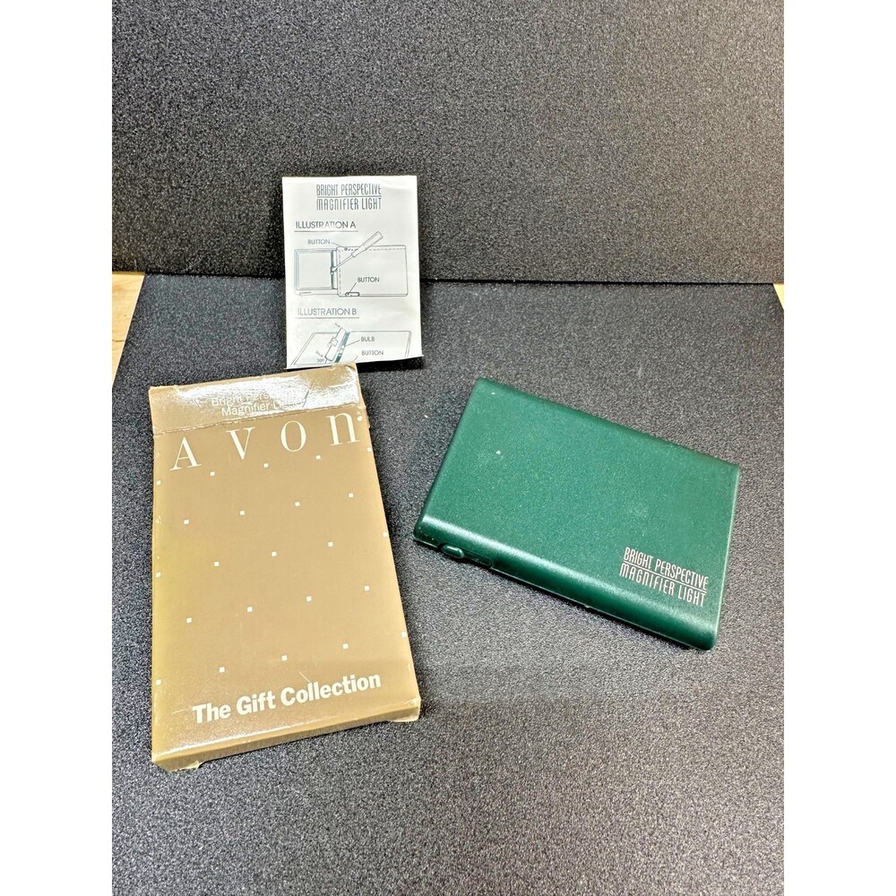 Avon Bright‎ Perspective Magnifier Light w/ Box & Instructions – Not Working